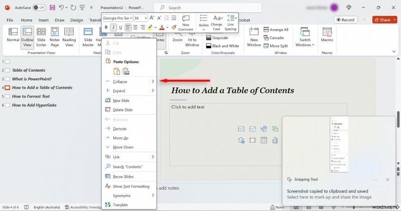 Tạo một slide mục lục chuyên nghiệp trong PowerPoint – Hướng dẫn từng bước 