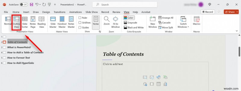 Tạo một slide mục lục chuyên nghiệp trong PowerPoint – Hướng dẫn từng bước 
