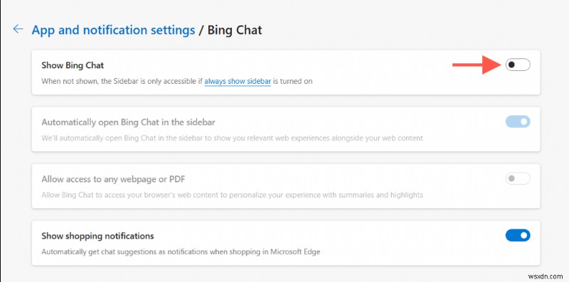 Dễ dàng xóa nút trò chuyện Bing khỏi Microsoft Edge 