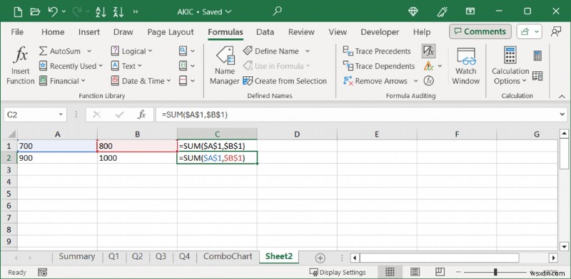 Master Excel:Sao chép và dán công thức hiệu quả 