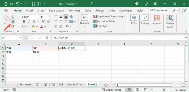 Master Excel:Sao chép và dán công thức hiệu quả 