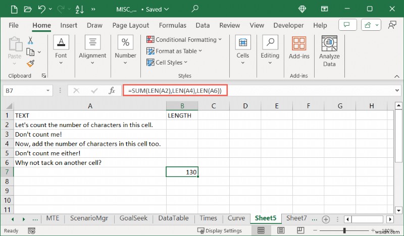 Master Excel:Đếm ký tự trong ô với công thức đơn giản 