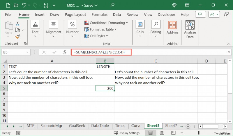 Master Excel:Đếm ký tự trong ô với công thức đơn giản 