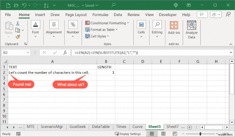 Master Excel:Đếm ký tự trong ô với công thức đơn giản 