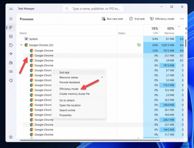 Tắt Chế độ tiết kiệm năng lượng của Chrome trên Windows:Hướng dẫn từng bước 