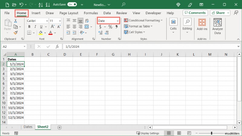 Chuyển đổi ngày tháng trong Excel thành số sê-ri:Hướng dẫn từng bước 