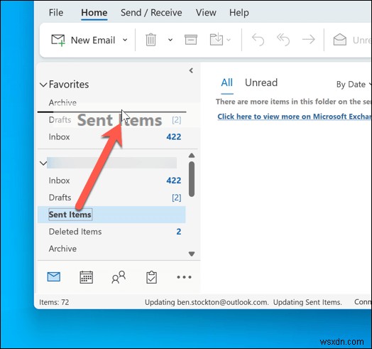 Xóa các thư mục yêu thích không mong muốn khỏi Outlook trong 3 bước đơn giản 