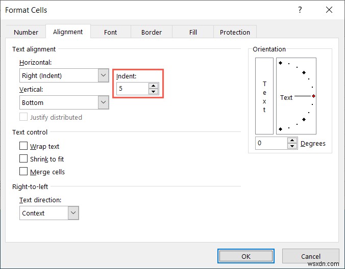 Căn chỉnh ô trong Excel:Hướng dẫn nhanh để tùy chỉnh căn chỉnh ô 