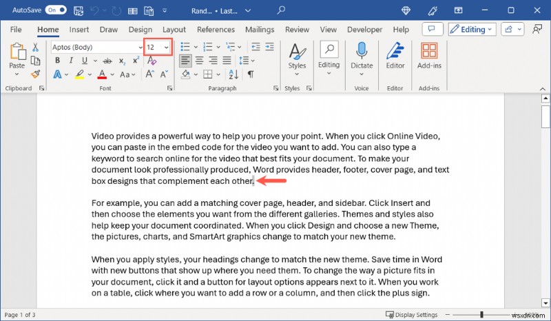 Cách phóng to dấu chấm trong Microsoft Word để in rõ hơn 
