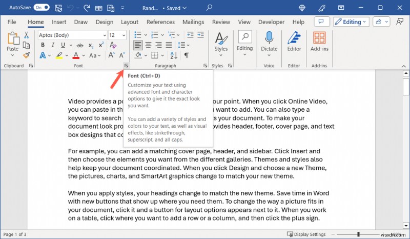 Cách phóng to dấu chấm trong Microsoft Word để in rõ hơn 
