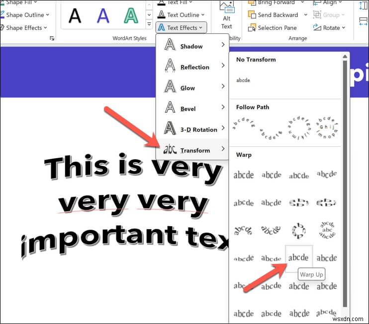 Cong văn bản trong PowerPoint:Mẹo từng bước để thu hút các slide 
