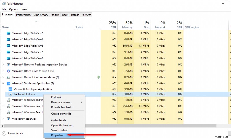 Giải thích về Microsoft TextInputHost.exe:Mục đích, Tác động và Cách khắc phục 