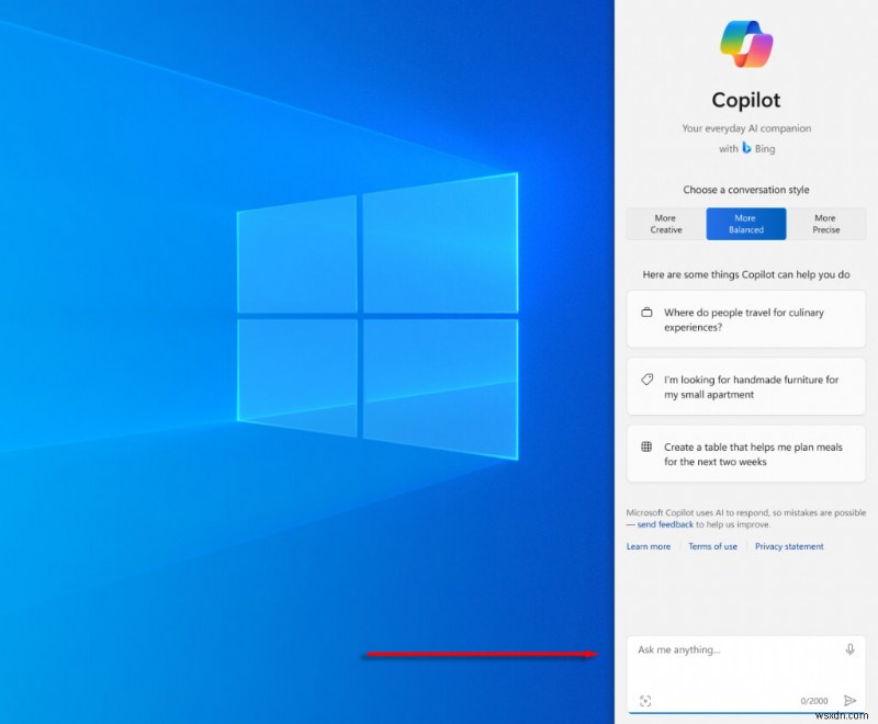 Khám phá Windows 11 Copilot:Người bạn đồng hành năng suất được hỗ trợ bởi AI của bạn 