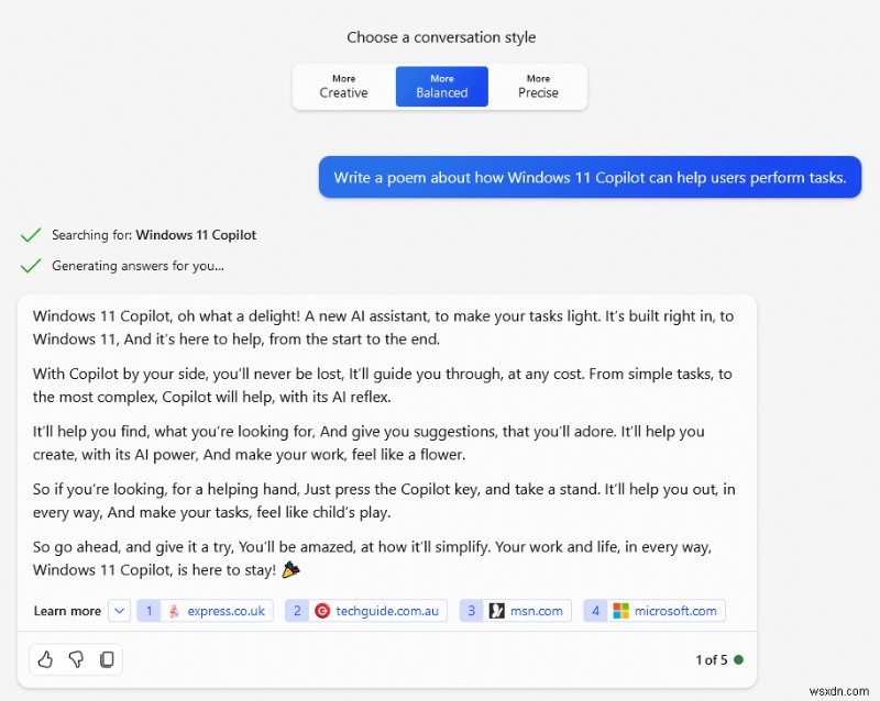 Khám phá Windows 11 Copilot:Người bạn đồng hành năng suất được hỗ trợ bởi AI của bạn 