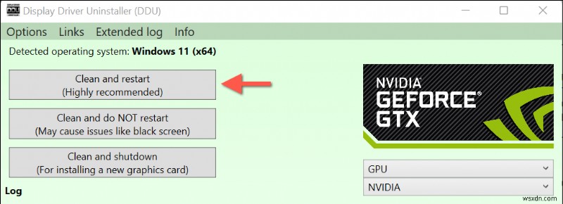 Hướng dẫn từng bước để khôi phục hoặc gỡ cài đặt trình điều khiển NVIDIA trên Windows 11 