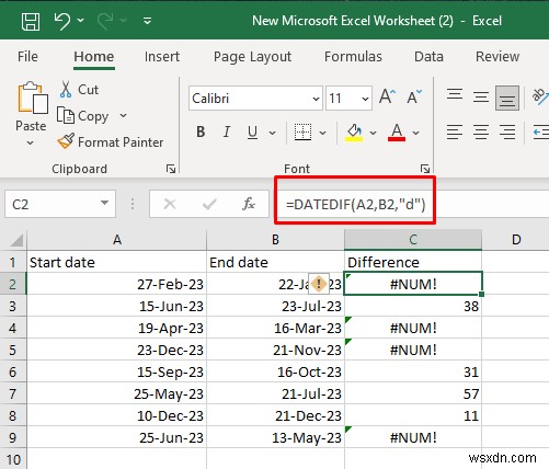 Loại bỏ #NUM! Lỗi trong Excel:Hướng dẫn khắc phục sự cố toàn diện 
