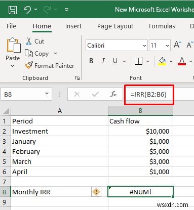 Loại bỏ #NUM! Lỗi trong Excel:Hướng dẫn khắc phục sự cố toàn diện 