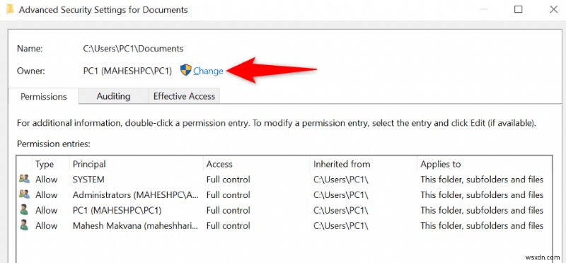Giải quyết lỗi  Không thể liệt kê các đối tượng trong vùng chứa  trên Windows 10/11 