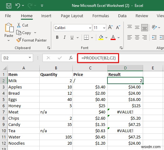 Sửa lỗi #VALUE! Lỗi trong Excel – Giải pháp nhanh chóng, đáng tin cậy 