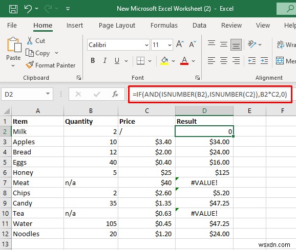 Sửa lỗi #VALUE! Lỗi trong Excel – Giải pháp nhanh chóng, đáng tin cậy 