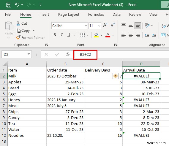 Sửa lỗi #VALUE! Lỗi trong Excel – Giải pháp nhanh chóng, đáng tin cậy 