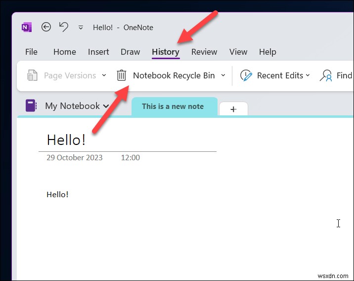 Khôi phục sổ ghi chép OneNote đã xóa:Hướng dẫn từng bước 