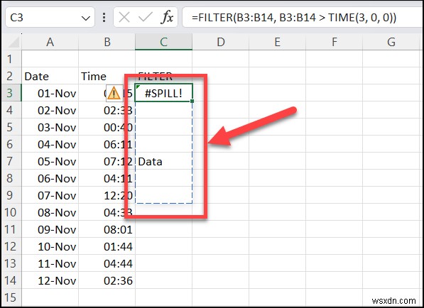 Giải quyết lỗi #SPILL trong Excel:Cách khắc phục từng bước để tràn mượt mà 