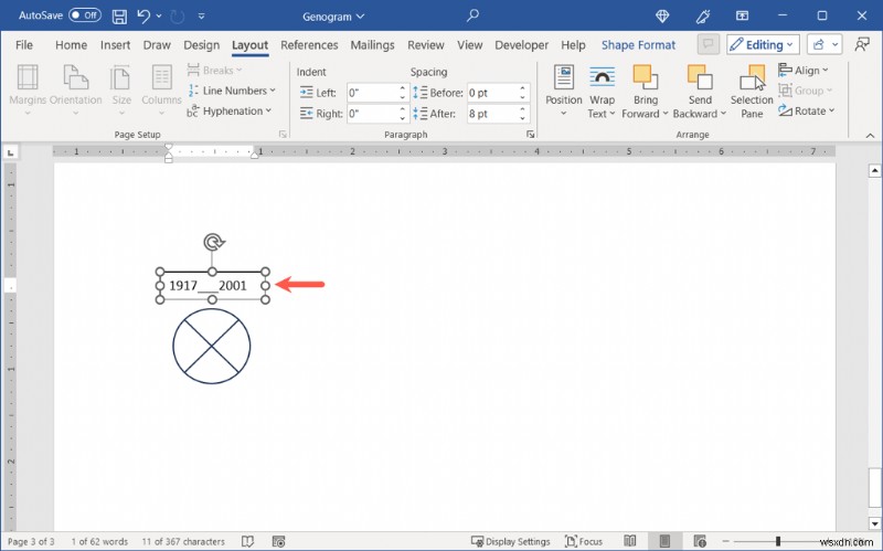 Tạo Genogram trong Microsoft Word:Hướng dẫn từng bước 