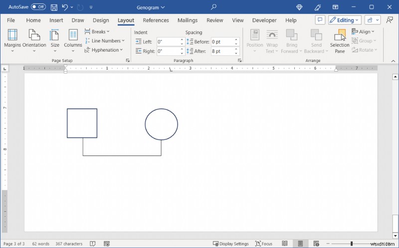 Tạo Genogram trong Microsoft Word:Hướng dẫn từng bước 