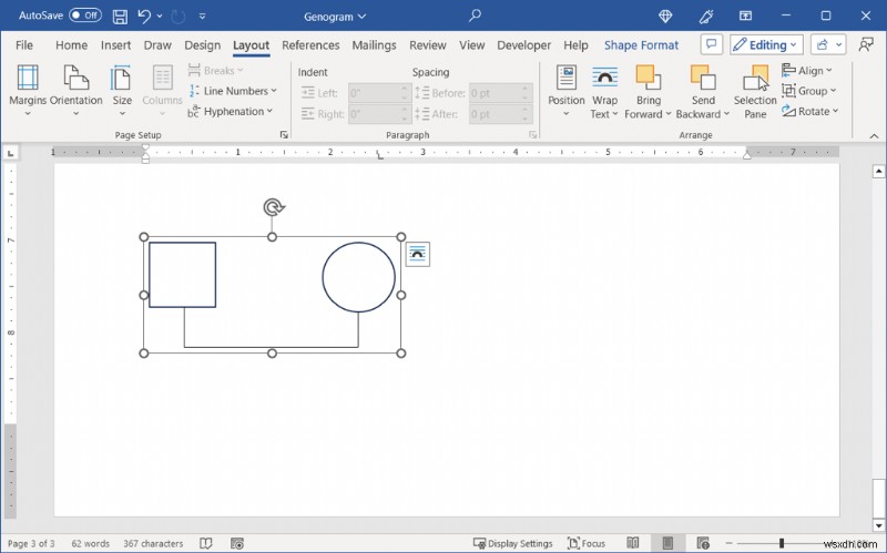 Tạo Genogram trong Microsoft Word:Hướng dẫn từng bước 