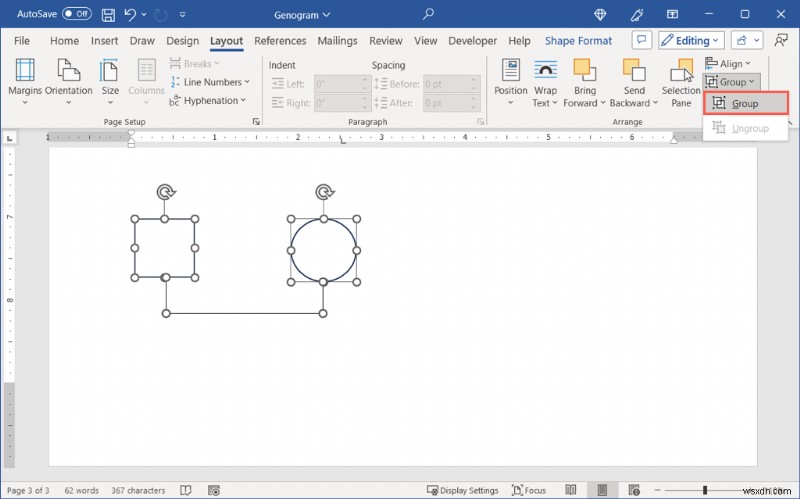 Tạo Genogram trong Microsoft Word:Hướng dẫn từng bước 