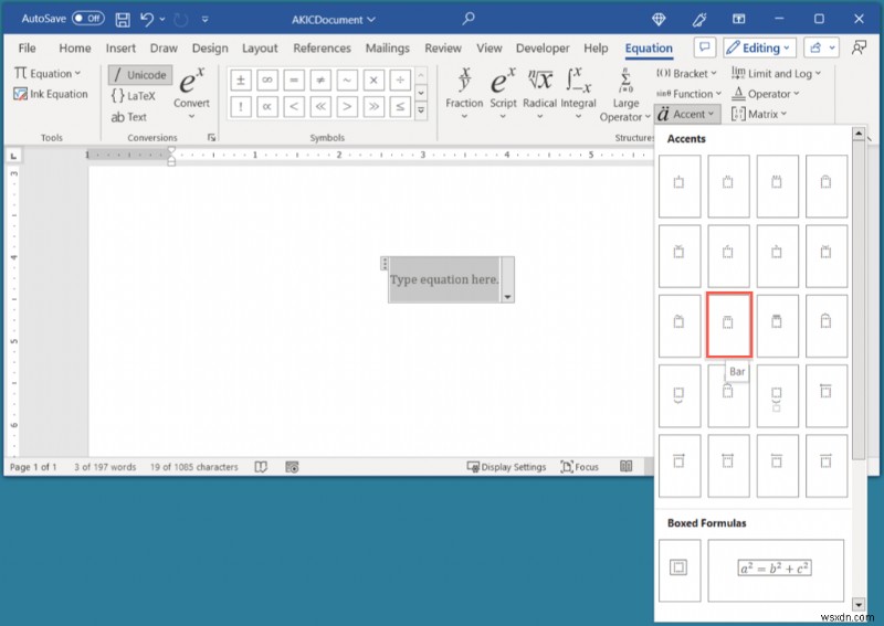 Chèn Biểu tượng X-Bar trong Microsoft Word:Hướng dẫn đơn giản cho Windows &Mac 