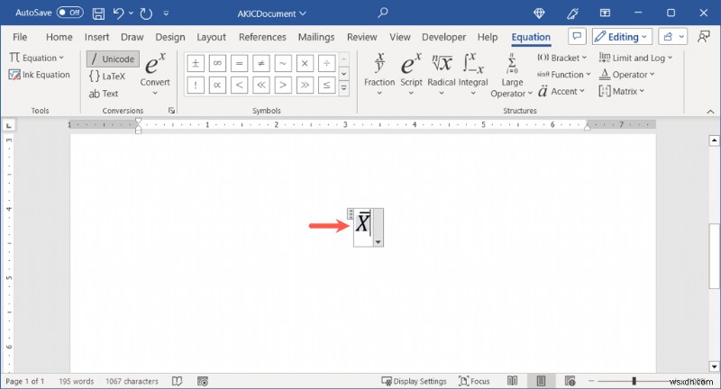 Chèn Biểu tượng X-Bar trong Microsoft Word:Hướng dẫn đơn giản cho Windows &Mac 