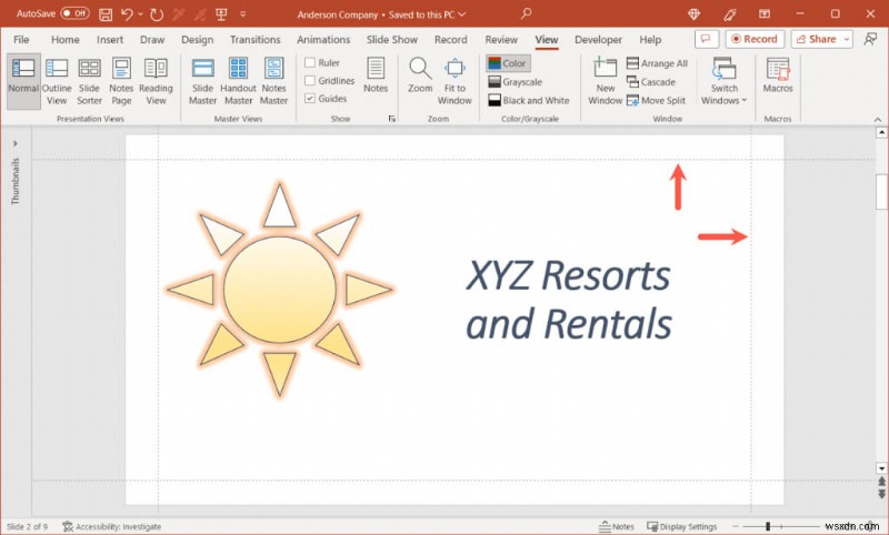 Điều chỉnh lề trang chiếu và văn bản trong PowerPoint để có bản trình bày chuyên nghiệp 