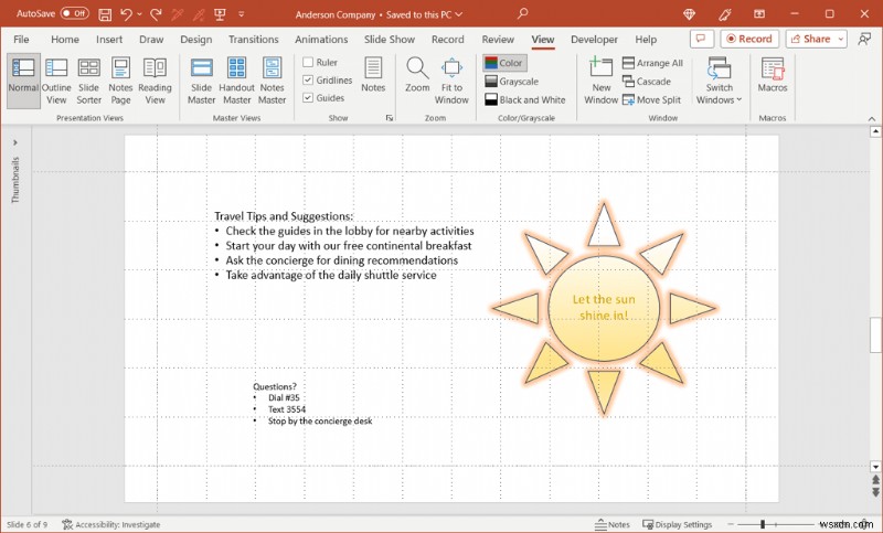 Điều chỉnh lề trang chiếu và văn bản trong PowerPoint để có bản trình bày chuyên nghiệp 