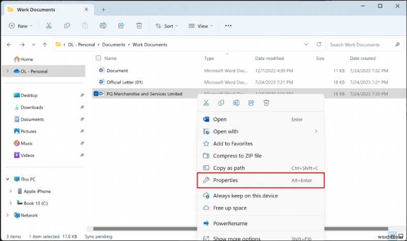 Khám phá thời điểm tài liệu Word được tạo hoặc sửa đổi trong Windows 