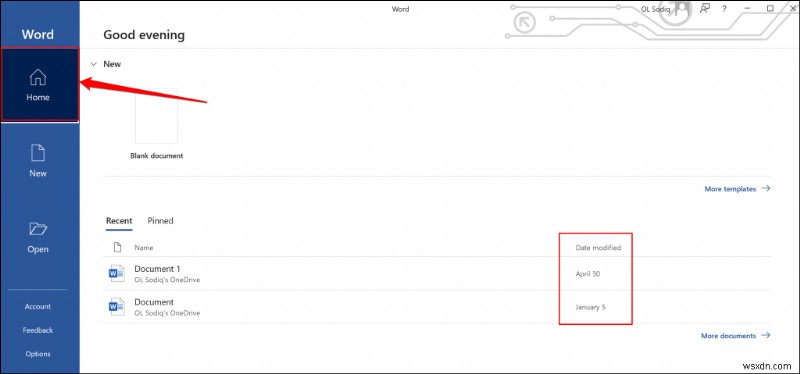 Khám phá thời điểm tài liệu Word được tạo hoặc sửa đổi trong Windows 