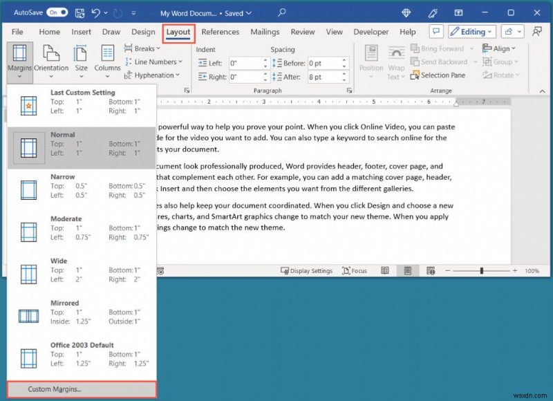 Làm chủ lề lề trong Microsoft Word:Hướng dẫn đầy đủ 