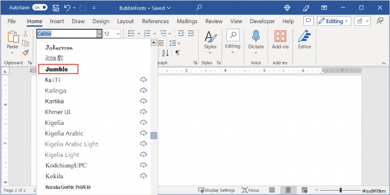 Tạo các chữ cái bong bóng vui nhộn trong Microsoft Word:Hướng dẫn từng bước 