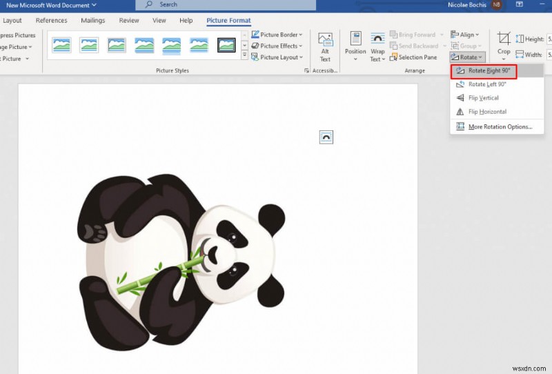 Xoay hình ảnh trong Word:Hướng dẫn nhanh chóng và dễ dàng 