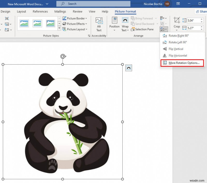 Xoay hình ảnh trong Word:Hướng dẫn nhanh chóng và dễ dàng 