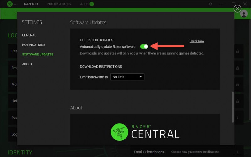 Giữ cho Razer Gear của bạn hoạt động trơn tru:Cập nhật Razer Synapse trên Windows 
