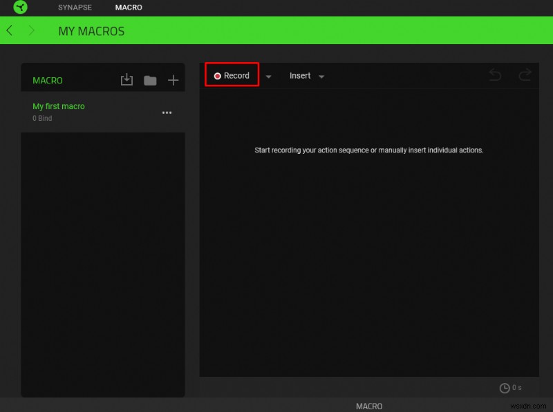 Tạo, gán và xóa macro trong Razer Synapse - Hướng dẫn từng bước 