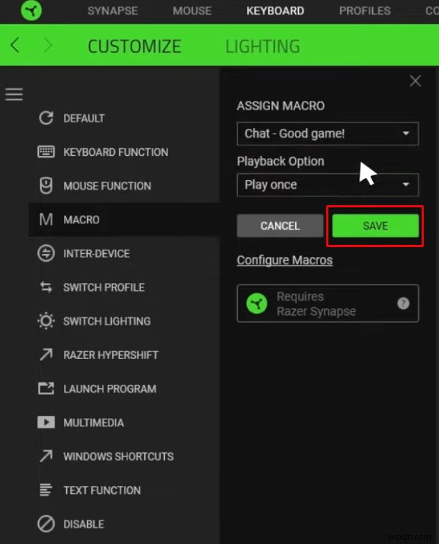 Tạo, gán và xóa macro trong Razer Synapse - Hướng dẫn từng bước 