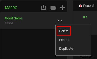 Tạo, gán và xóa macro trong Razer Synapse - Hướng dẫn từng bước 