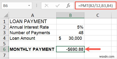 Tính toán khoản vay Master Excel:Mẫu, Công thức &Lịch thanh toán 