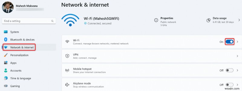 Khắc phục lỗi Không tìm thấy mạng Wi‑Fi trên Windows 11 &10 trong vài phút 