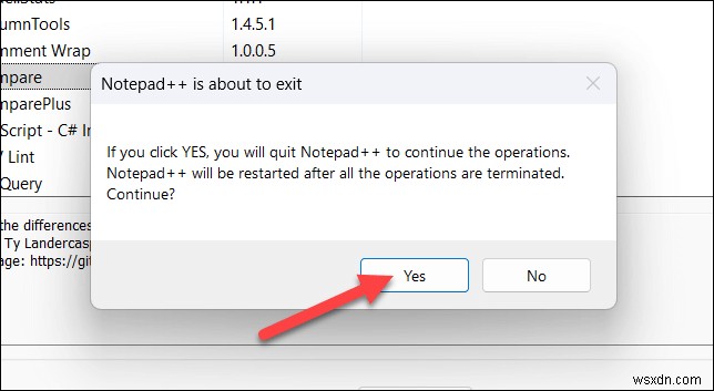 Hướng dẫn từng bước:So sánh hai tệp trong Notepad++ 