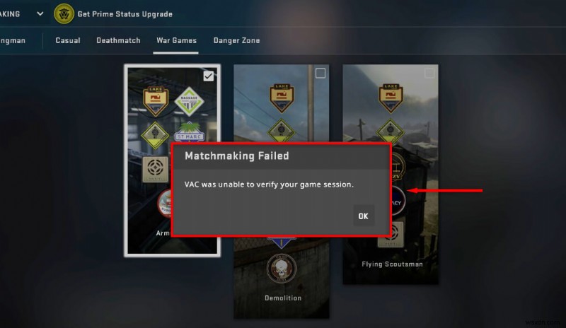 Hướng dẫn nhanh để khắc phục lỗi Steam  VAC không thể xác minh phiên trò chơi của bạn  