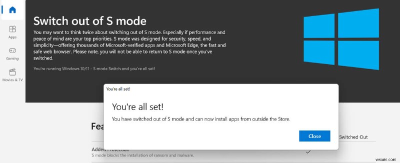 Tìm hiểu Chế độ Windows 11 S:Tính năng, Lợi ích và Cách bật hoặc tắt nó 